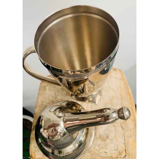 Art Deco Vintage Restoration Hardware Penguin Cocktail Shaker For Sale - Image 3 of 6