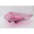 Abstract 16" Dish Purple Pink Glass Signed For Sale - Image 4 of 9