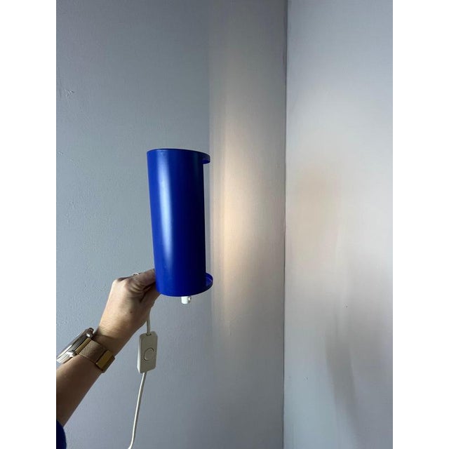 Royal Blue Lod Wall Lamp from Ikea For Sale - Image 6 of 11