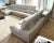 "Amalfi" Nicoletti Italian Soft Grey Leather Sectional Sofa Includes the following 5x Pieces: 1. Wide Chaise lounge with...