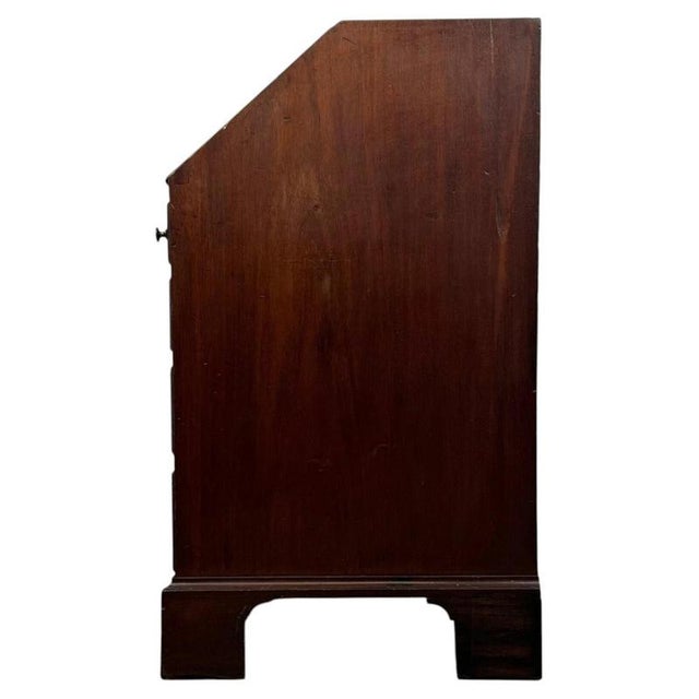 18th Century Georgian Mahogany Bureau, England For Sale - Image 10 of 12