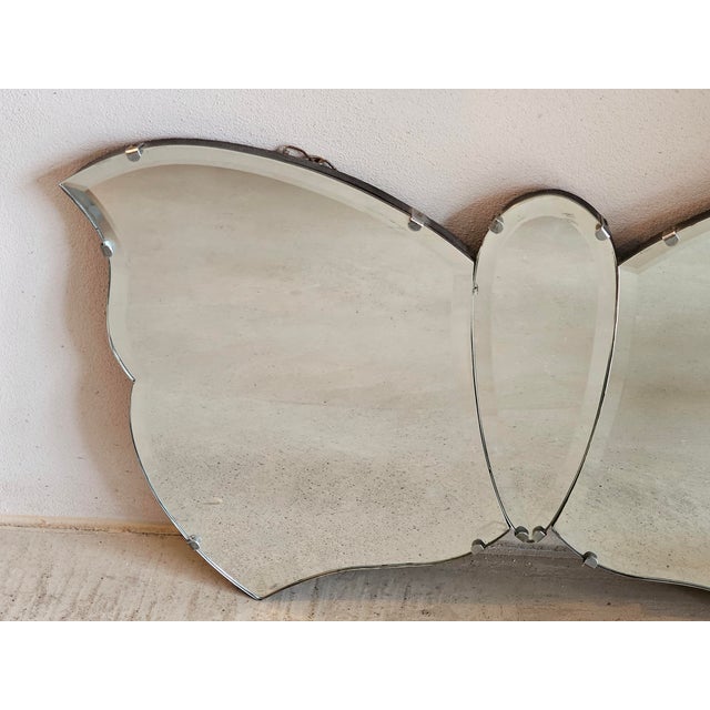 Sculptural Art Deco Butterfly Wall Mirror, 1930s For Sale - Image 8 of 9