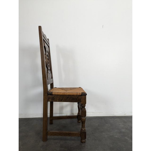 Brutalist Chairs attributed to Dudouyt, Set of 6 For Sale - Image 5 of 7