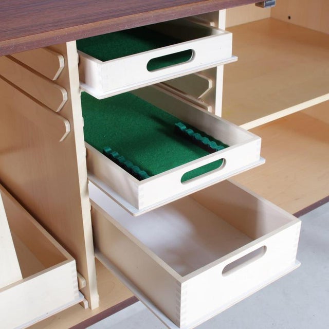 Large Sideboard by Dieter Wäckerlin for Behr, Germany, 1950s For Sale - Image 9 of 17