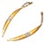 Late 20th Century 14K Yellow Gold Designer Pave Diamond Dangle Drop Earrings For Sale