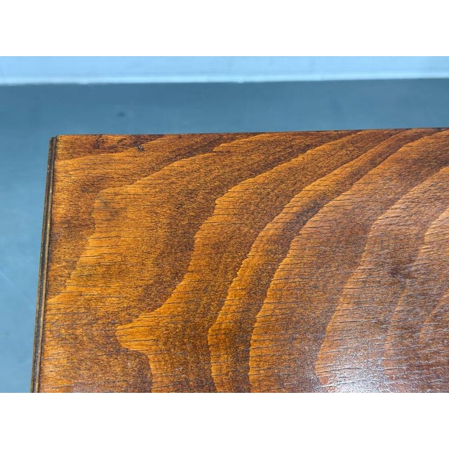 Wood Art Deco Tambour Office Cabinet in Beech, Czechoslovakia, 1940s For Sale - Image 7 of 18