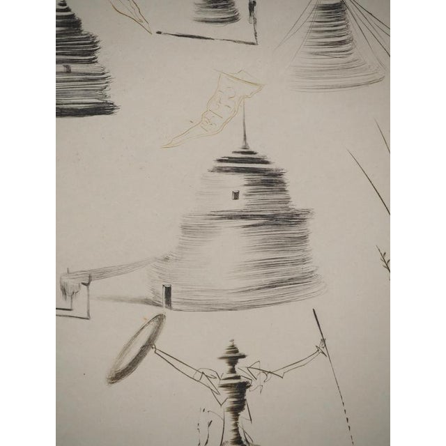 Salvador dali (1904-1989) king mark's camp, 1970 original engraving (rigal workshop) signed in pencil numbered /75 copies...