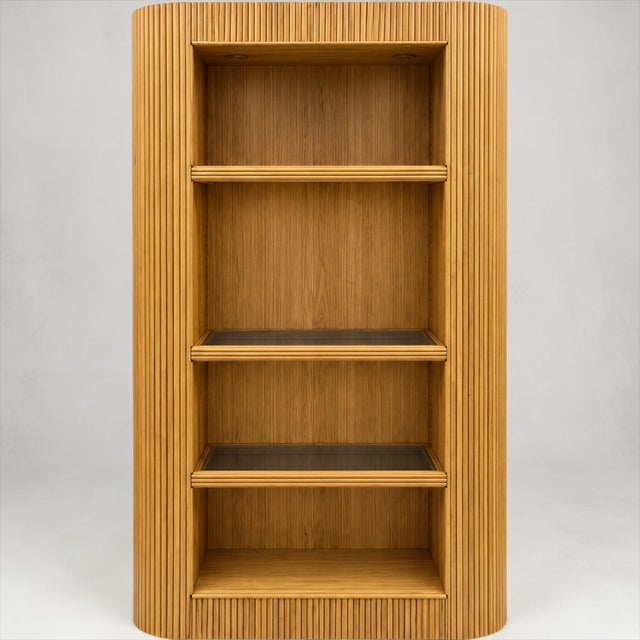 This is a 1970s Italian pencil bamboo etagere. It was finished by George Pazzano, but the maker’s mark is somewhat...
