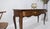 Wood Henredon Country French Solid Oak 2 Drawer Cabriole Legs Console Sofa Table For Sale - Image 7 of 12