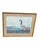 This beautiful decorative painting of a goose family is a small, one-of-a-kind piece created in ultra contemporary style...