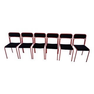 Space Age Stackable Dining Chairs, 1970s, Set of 6 For Sale