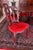 Set of extendable table and 8 chairs made of solid wood and mahogany veneer. Extendable table for 6 to 8 people. Very good...