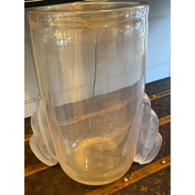 Venetian Gilt and Iridescent Glass Vase, 1980s For Sale - Image 10 of 16