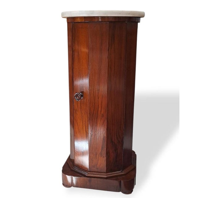 Wood Antique Empire Walnut Column, 1800s For Sale - Image 7 of 7
