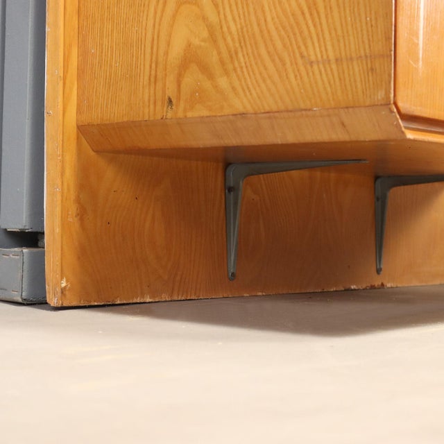 Vintage Storage Cabinet in Maple Veneer Wood, 1960s For Sale - Image 10 of 14