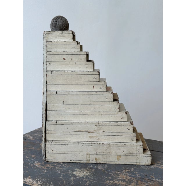 Vintage Folk Art Graduated Shop Bag Stand, Circa 1940s For Sale - Image 11 of 15