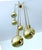 Space Age Pendant Light in Brass from Staff Leuchten, 1970s For Sale - Image 9 of 17