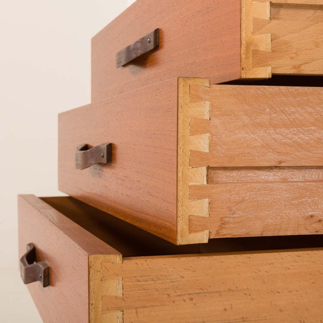 Mid-Century Scandinavian Wall Unit in Teak, 1960s For Sale - Image 9 of 14