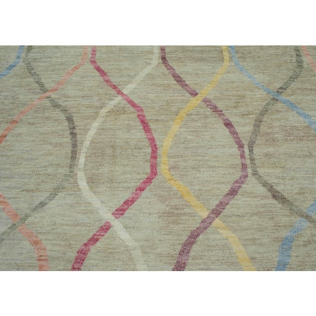 Turkish Oushak Rug 12'5" x 15'7" #18592 For Sale In Houston - Image 6 of 8