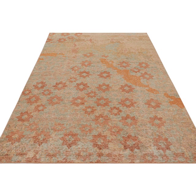 Rug & Kilim Rug & Kilim’s Modern Abstract Art Rug With Colorful Floral Patterns For Sale - Image 4 of 7