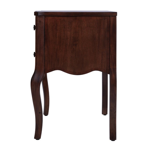Beasley 25 in. W Rectangular Wood 2 Drawer Traditional Nightstand, Olive Ash For Sale In Chicago - Image 6 of 9