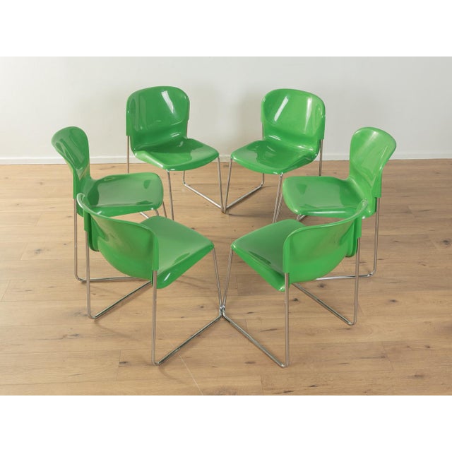 SM 400 Swing Chairs by Drabert, 1960s, Set of 6 For Sale - Image 9 of 9