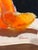1990s Original Signed Oil Pastel Still Life – Vibrant Oranges & Yellow Fruit, Unknown Artist For Sale In Washington DC - Image 6 of 6