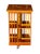 Antique 2 Tier Carpathian Elm Revolving Bookcase With Paterae Inlay For Sale - Image 4 of 12