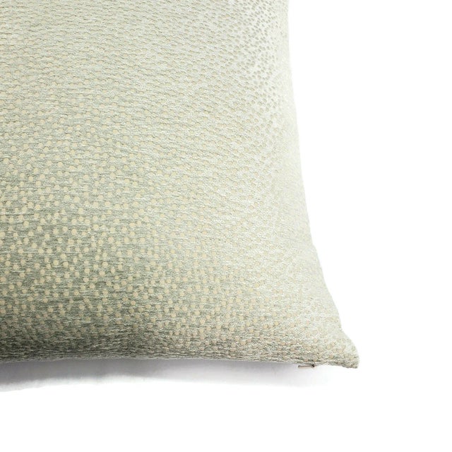 2020s Contemporary Clarke & Clarke Cesare in Duckegg Pillow Cover For Sale - Image 5 of 6