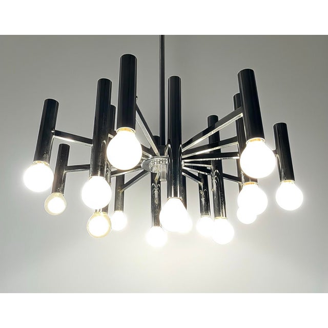 * a representative, high-quality, and timelessly modern vintage design chandelier/ceiling lamp with a 52-centimeter...
