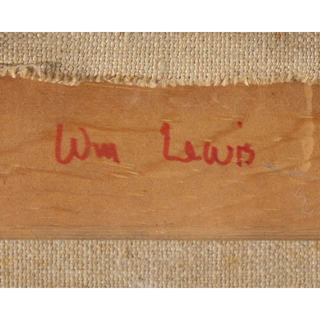 Brown 1966 “All Thy Works Shall Praise Thy Name” Oil on Canvas Painting by William Arthur Lewis For Sale - Image 8 of 10