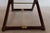 1970s McGuire Director’s X-Chair in Textured Off-White and Colbalt For Sale In Miami - Image 6 of 11