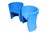 Children's Pair of Me Too Magis Trioli Electric Blue Children's Play Chairs by Eero Aarnio For Sale - Image 3 of 8