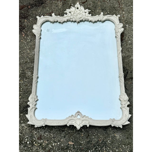 Rococo Vintage Rococo Style Mirror For Sale - Image 3 of 9