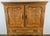 Vintage French Louis XVI Style Oak Cabinet with Carved Panels For Sale - Image 3 of 12