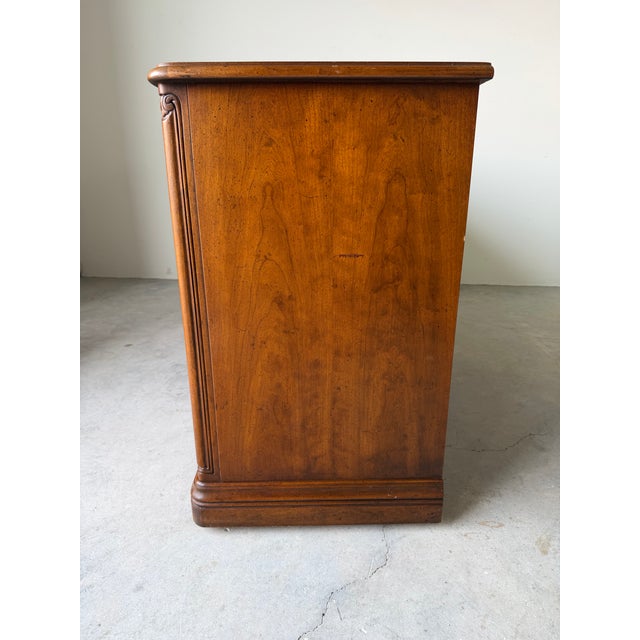 Wood 1970s Henredon French Provincial Carved Walnut Sideboard Cabinet For Sale - Image 7 of 12