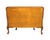 Vintage Antique Banded Walnut French Louis XV Rococo Style 42" Carved Console W. Pastoral Inlay For Sale - Image 9 of 11