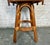 Mid 20th Century Rattan Backed Swivel Bar Stool For Sale - Image 10 of 11