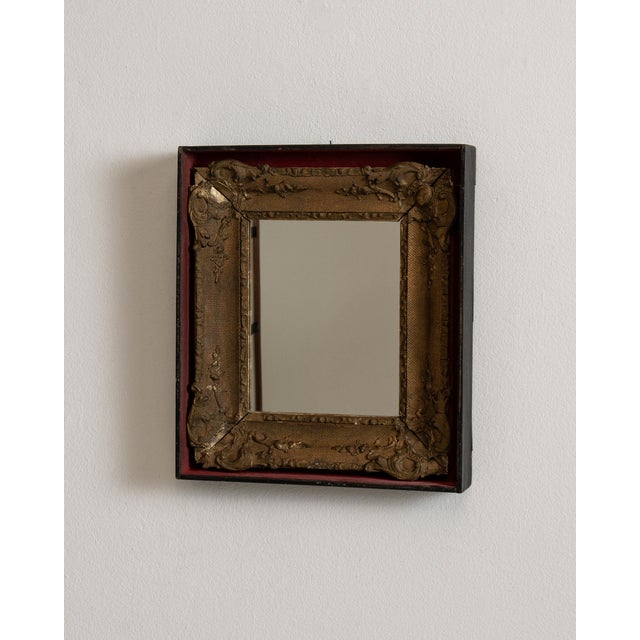 19th Century France Rococo Gold Wood Mirror For Sale In Greensboro - Image 6 of 8