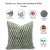 Green Fabdivine Handcrafted Cushion Cover 20x20 Inch Floral Design Thick Linen-Wajeer For Sale - Image 8 of 8