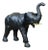 Mid 20th Century Leather Elephant Sculpture For Sale