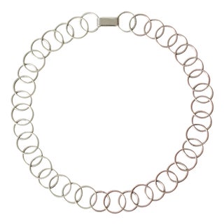 Mid-Century Silver Collier, 1962 For Sale