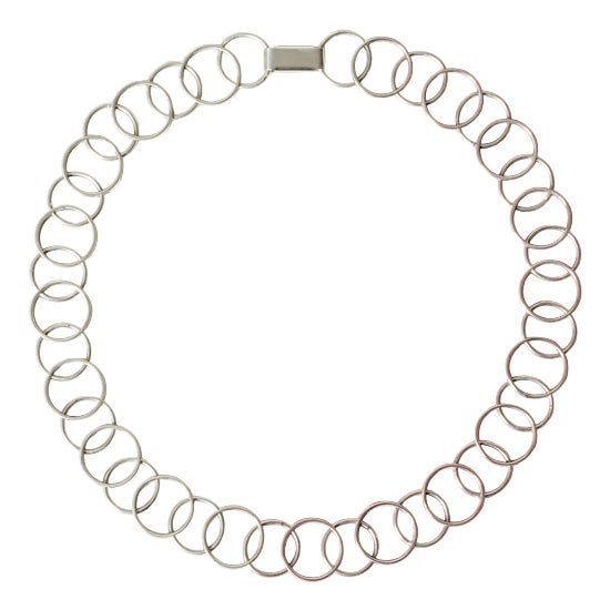 Mid-Century Silver Collier, 1962 For Sale