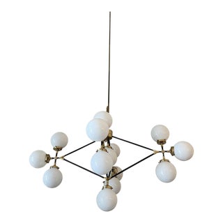 Visual Comfort Ian K. Fowler Bistro Four Arm Chandelier For Sale