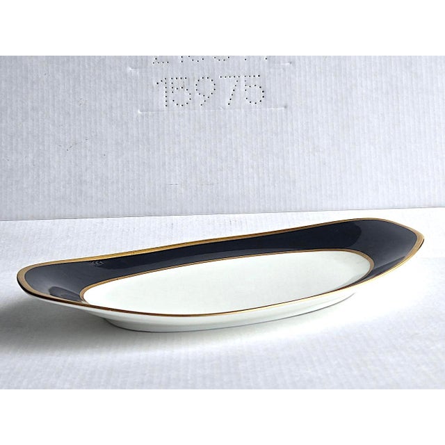 Ceramic Vintage Mikasa Onyx Bone China Trinket Dish For Sale - Image 7 of 15