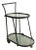 1960s Patinated Iron Bar Cart For Sale