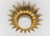 1960s Mid-Century Modern Sunburst Ceiling Lamp in Metal and Milk Glass, Italy, 1960 For Sale - Image 5 of 10