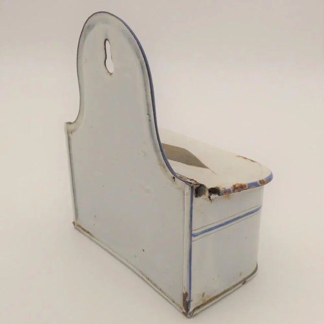 Enamelled Matches Container, France 1900s For Sale - Image 4 of 7