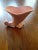 Ceramic 1950s McCoy Usa Pink Ceramic Cornucopia Vase For Sale - Image 7 of 7