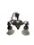 Vintage Art Nouveau Chandelier, Poland, 1970s, in Very Good conditions. Designed 1970 to 1979 European Plug (up to...